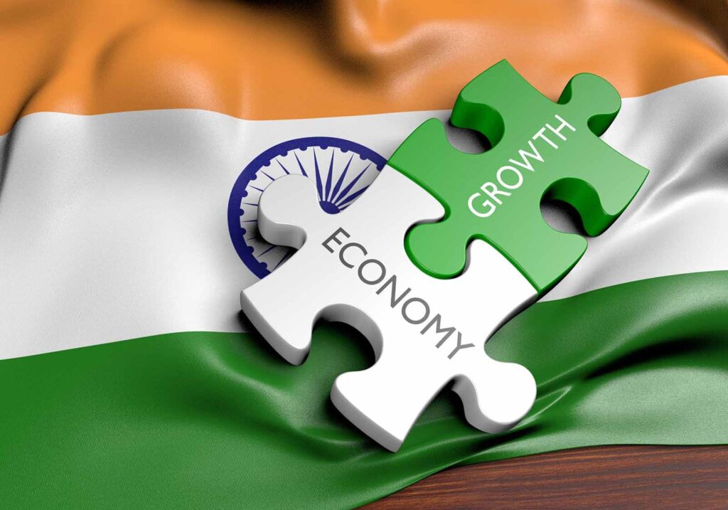 India's economic growth driven by investment, manufacturing, infrastructure development and expanding consumer markets.