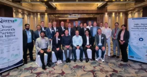 German and Indian delegates during the Indo-German Security & Defence Matchmaking Mission 2026 organised by Kasvu Consulting in Bengaluru and Pune