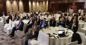 Delegates attending the Indo-German Security & Defence Industry Forum in Pune before B2B meetings.